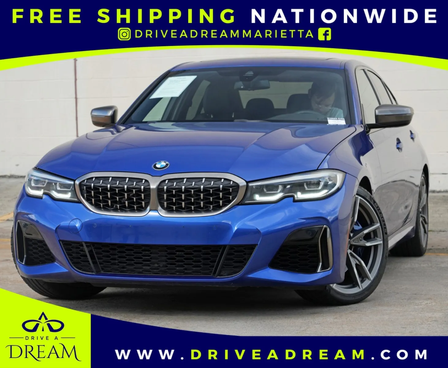 Blue 2020 BMW 3 Series M340i w/ Driving Assist Package for sale in Marietta, GA