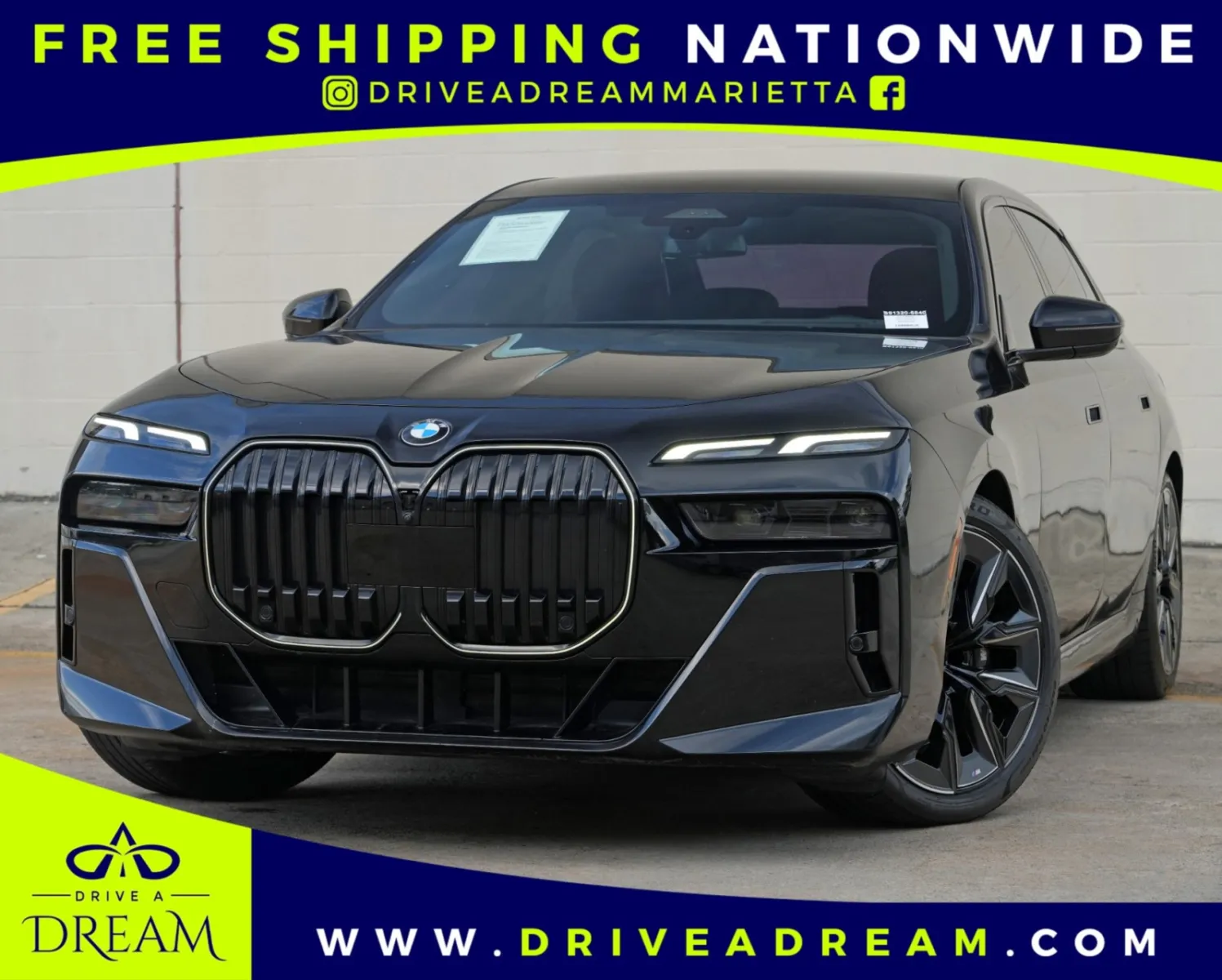 Black 2024 BMW 7 Series 740i w/ M Sport & Premium Packages for sale in Marietta, GA
