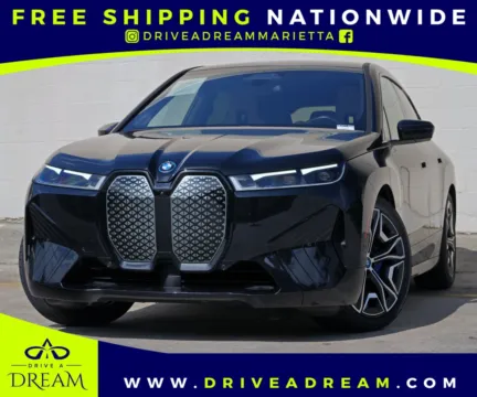 Black 2022 BMW iX xDrive50 w/ Convenience & Sport Packages for sale in Marietta, GA