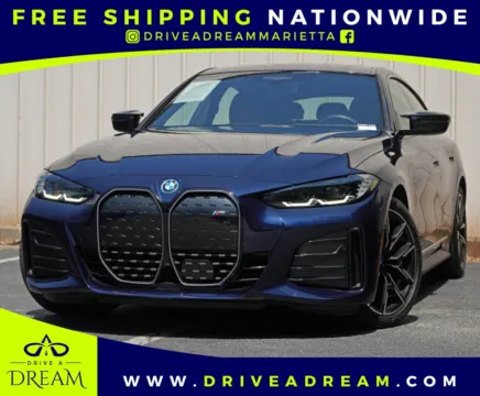 Blue 2023 BMW i4 M50 w/ Premium & Driving Assist Packages for sale in Marietta, GA