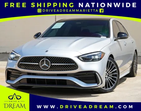 Silver 2022 Mercedes-Benz C-Class C 300 w/ AMG Line & Night Packages for sale in Marietta, GA