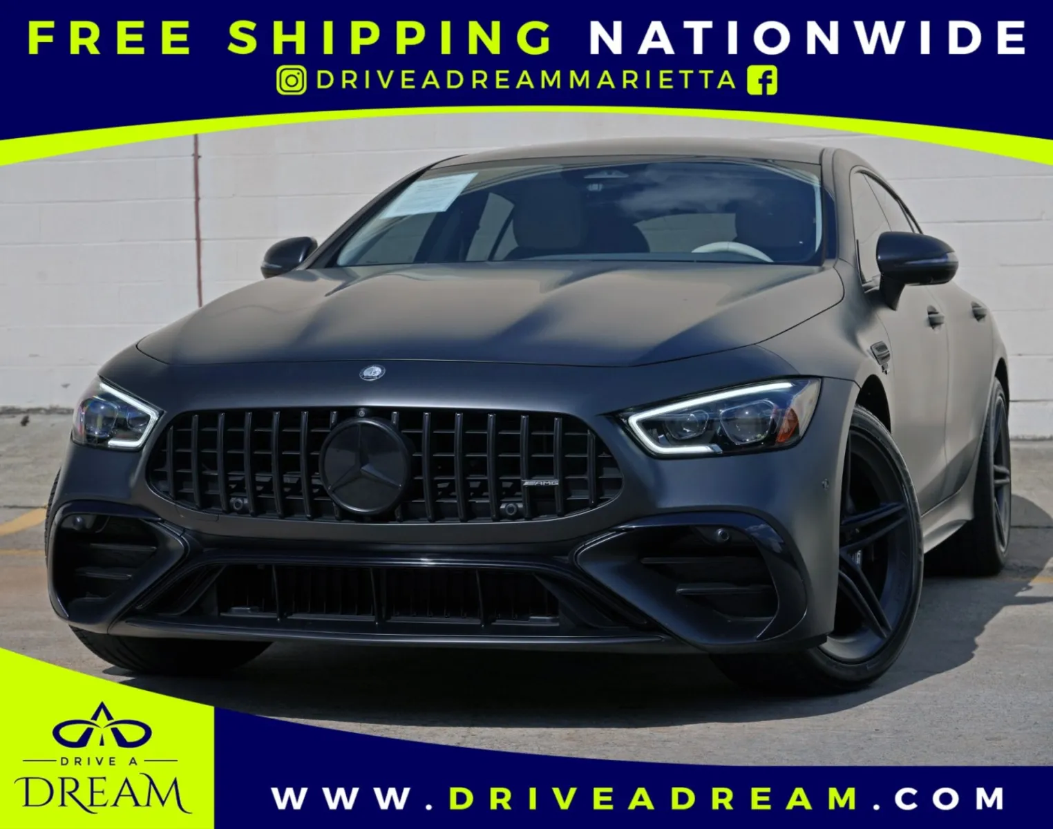 Gray 2024 Mercedes-Benz AMG GT 53 w/ Executive Rear Seat Package for sale in Marietta, GA