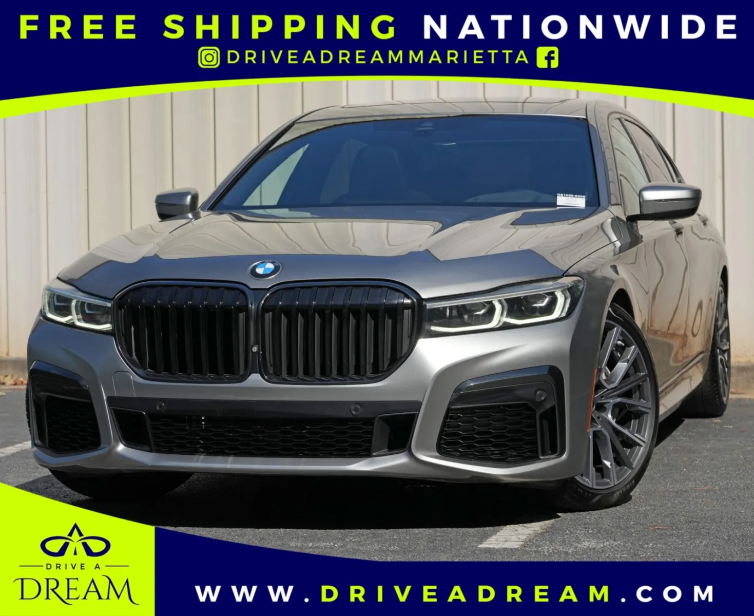 Gray 2022 BMW 7 Series 740i w/ M Sport & Premium Packages for sale in Marietta, GA