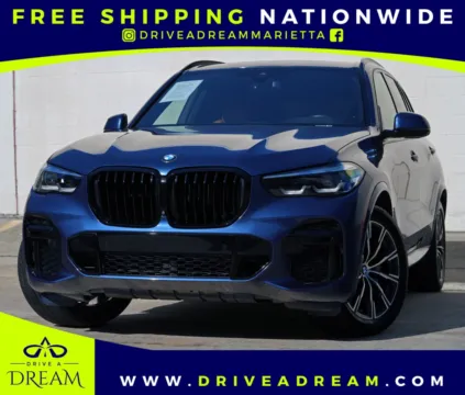 Blue 2022 BMW X5 sDrive40i w/ M Sport & Parking Assist Packages for sale in Marietta, GA