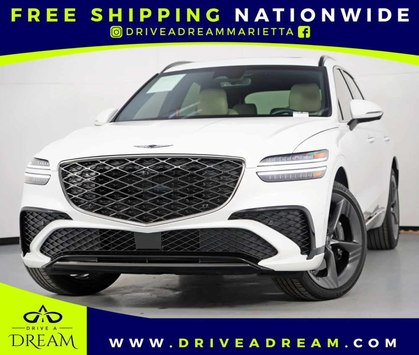 White 2026 Genesis GV70 3.5T Sport Prestige for sale in Marietta, GA