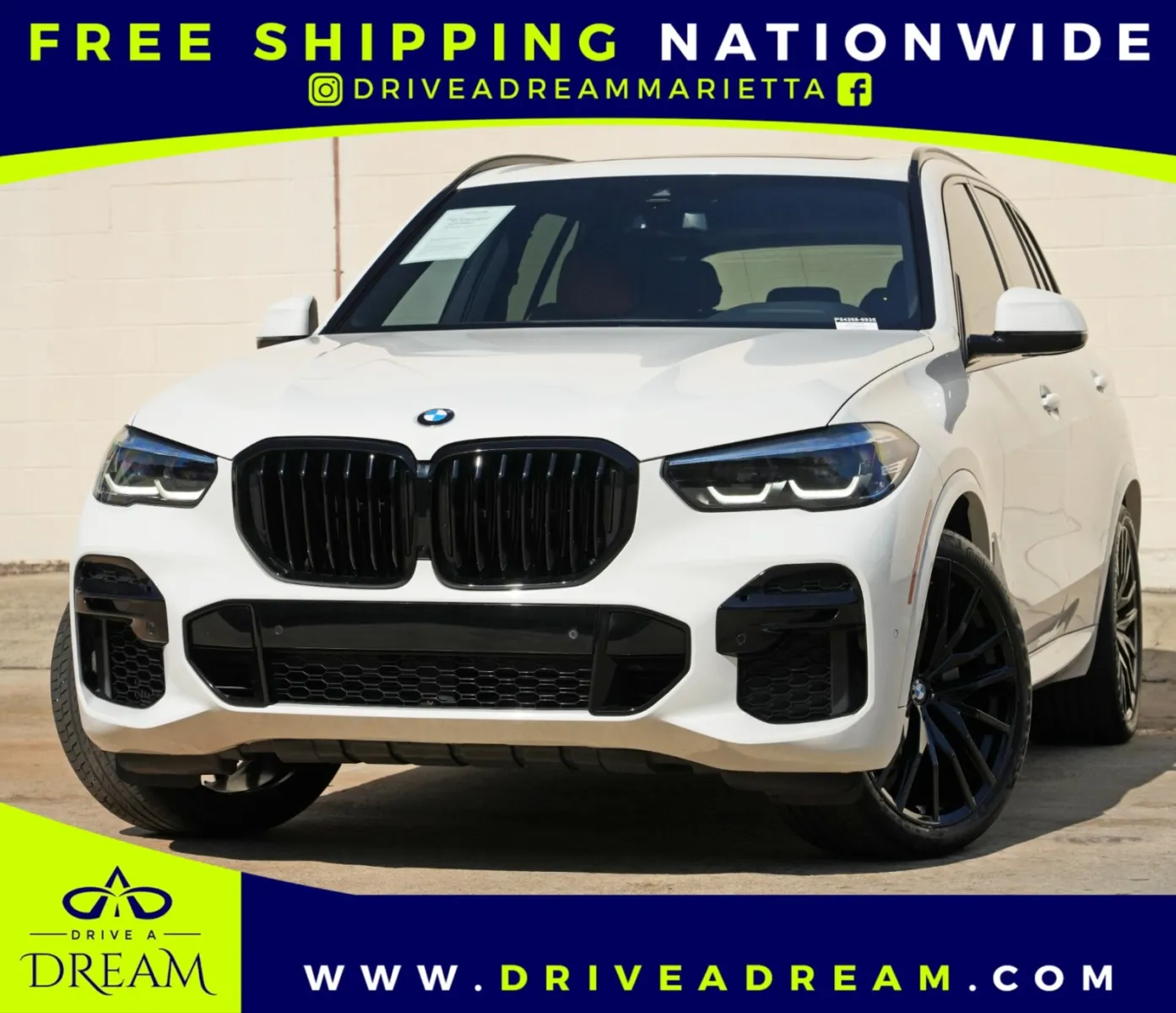 White 2023 BMW X5 sDrive40i w/ M Sport Packages for sale in Marietta, GA