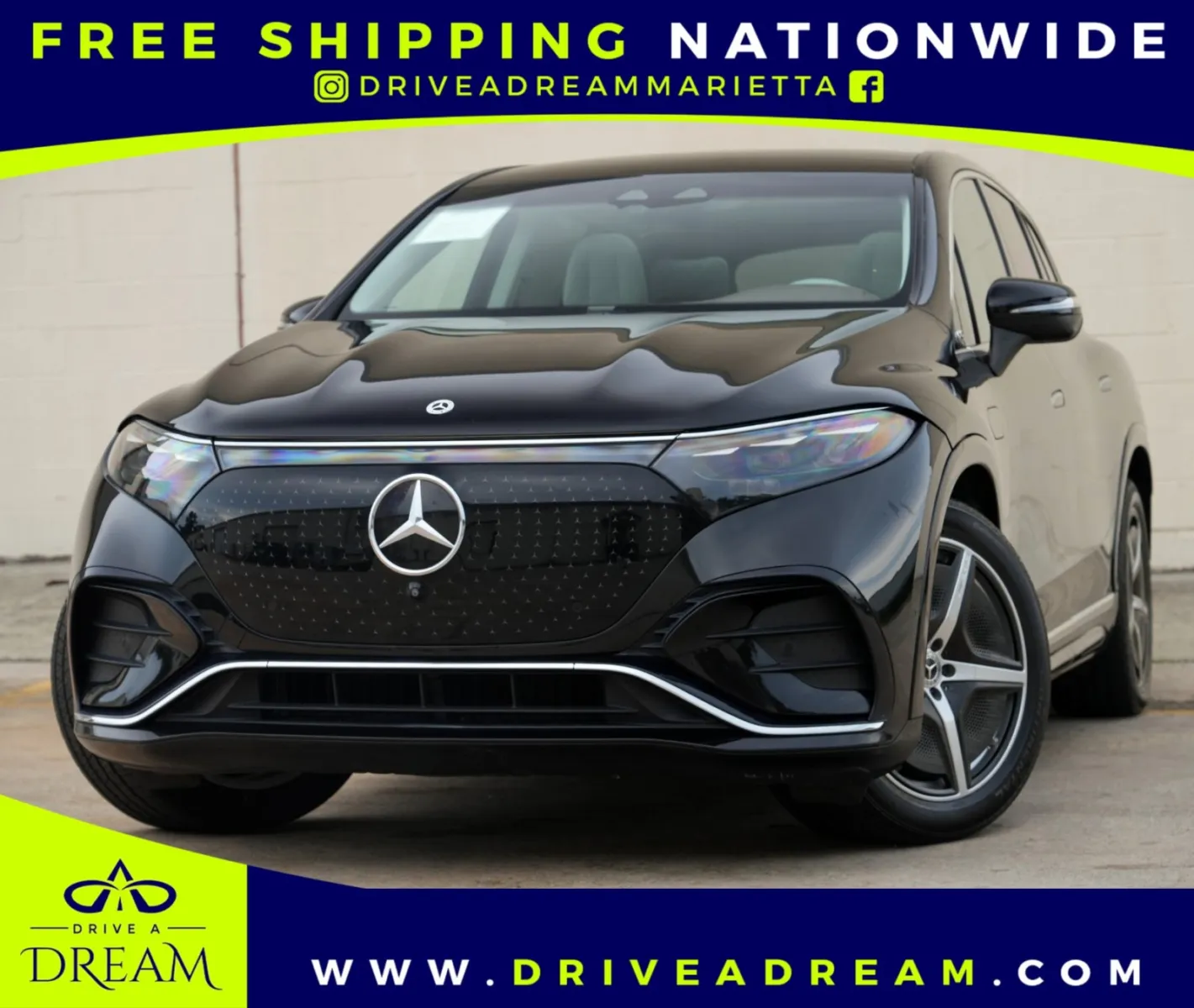 Black 2023 Mercedes-Benz EQS 580 for sale in Marietta, GA