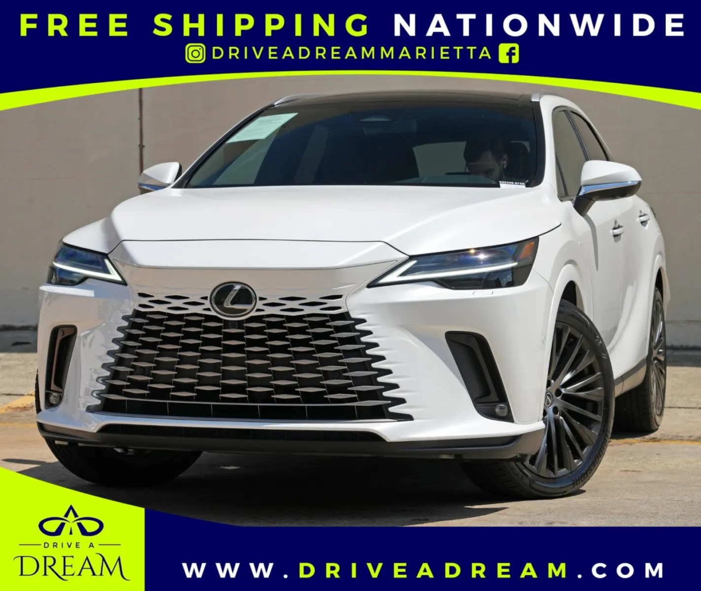 White 2024 Lexus RX 350h Luxury w/ Tech & Convenience Packages for sale in Marietta, GA