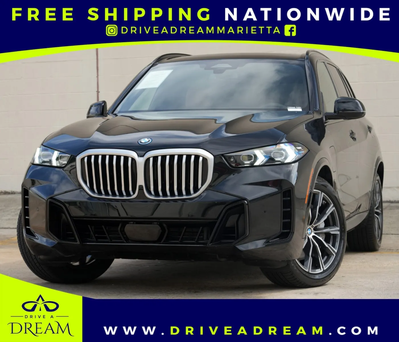 Black 2026 BMW X5 xDrive50e w/ M Sport, Executive & Parking Assist Packages for sale in Marietta, GA