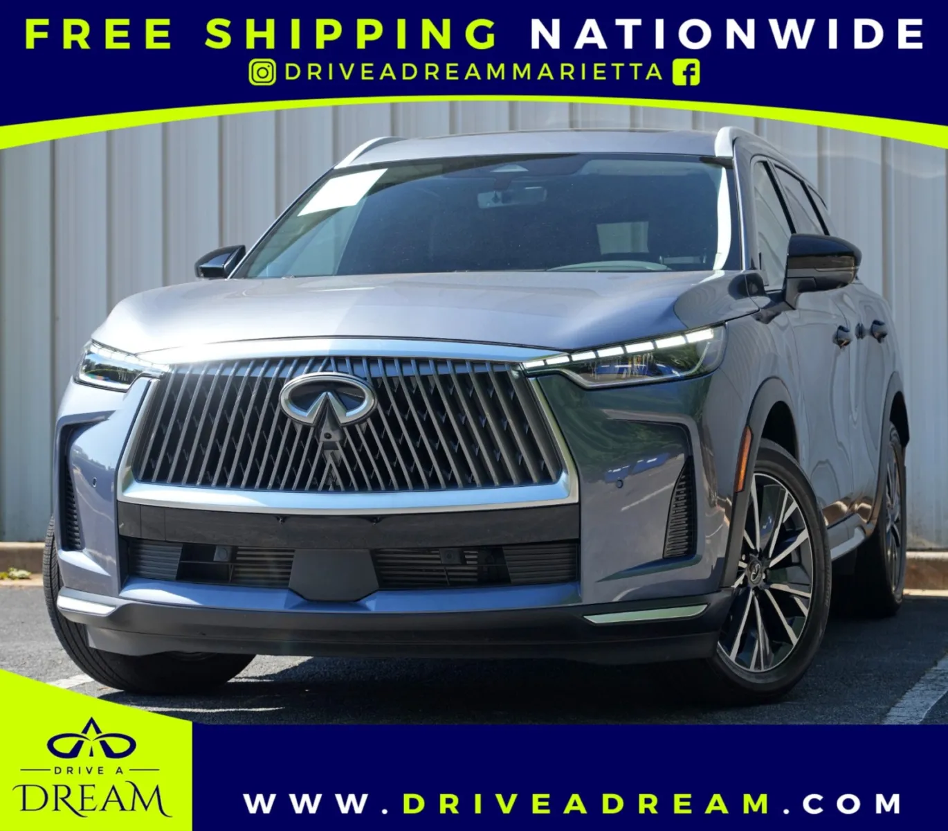 Blue 2026 INFINITI QX60 LUXE for sale in Marietta, GA