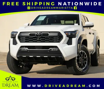 White 2025 Toyota Tacoma TRD Off Road Hybrid w/ Premium Package for sale in Marietta, GA
