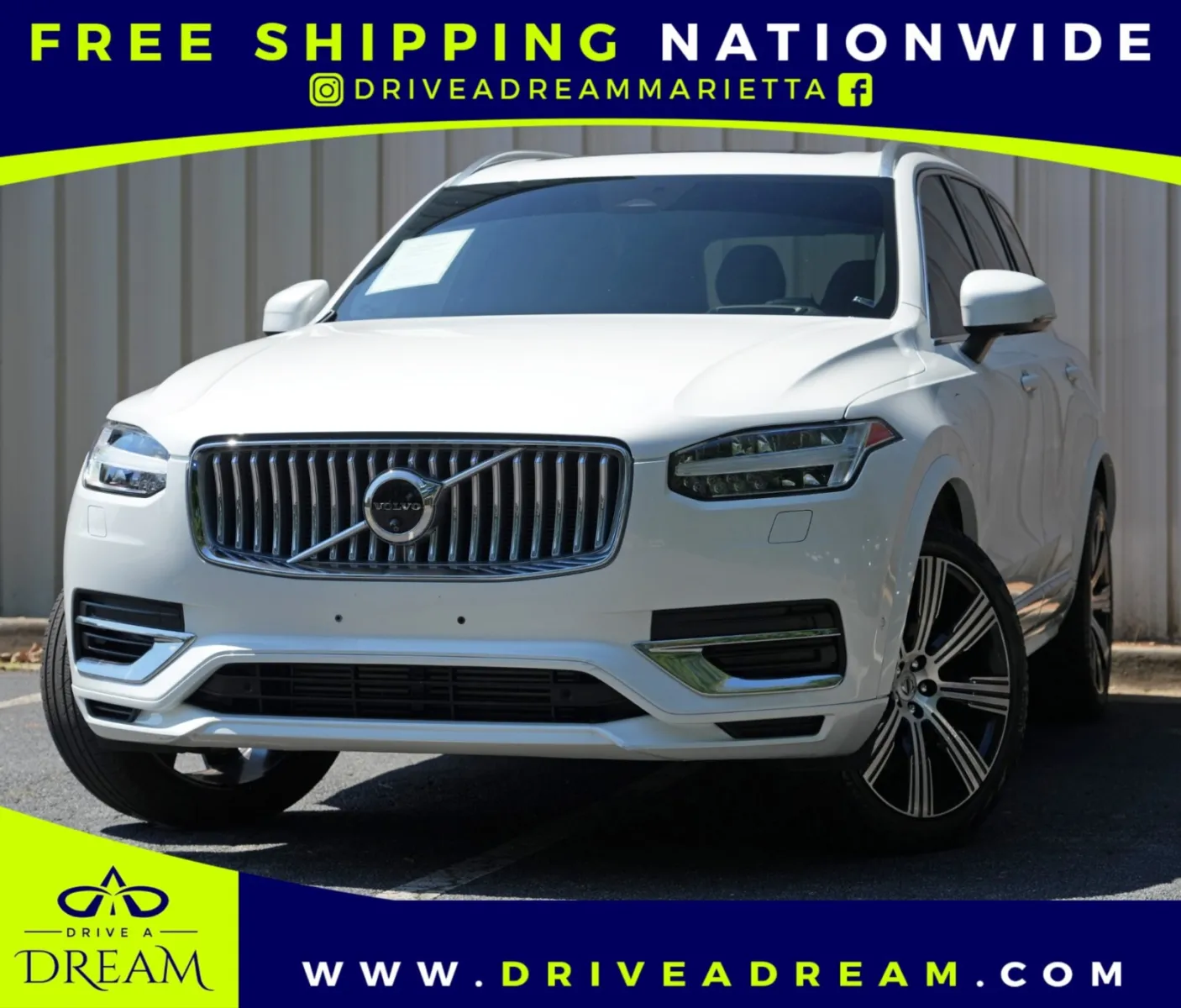 White 2024 Volvo XC90 Recharge Plug-In Hybrid Ultimate Bright Theme for sale in Marietta, GA