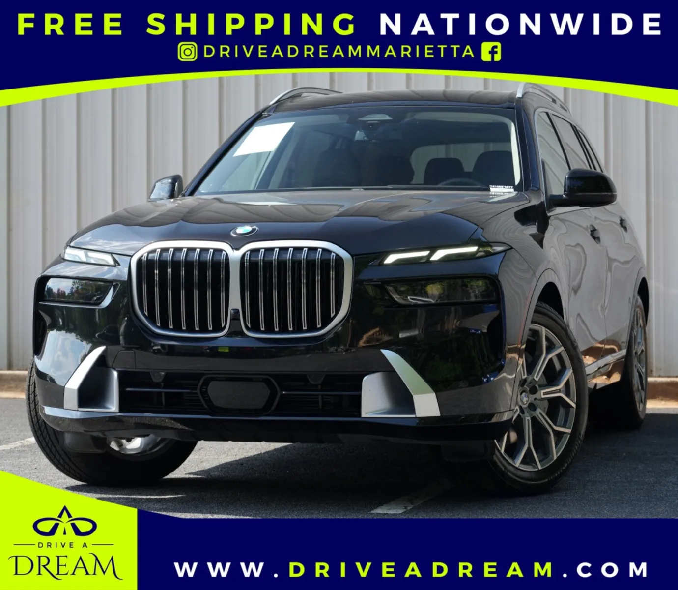 Black 2024 BMW X7 xDrive40i for sale in Marietta, GA
