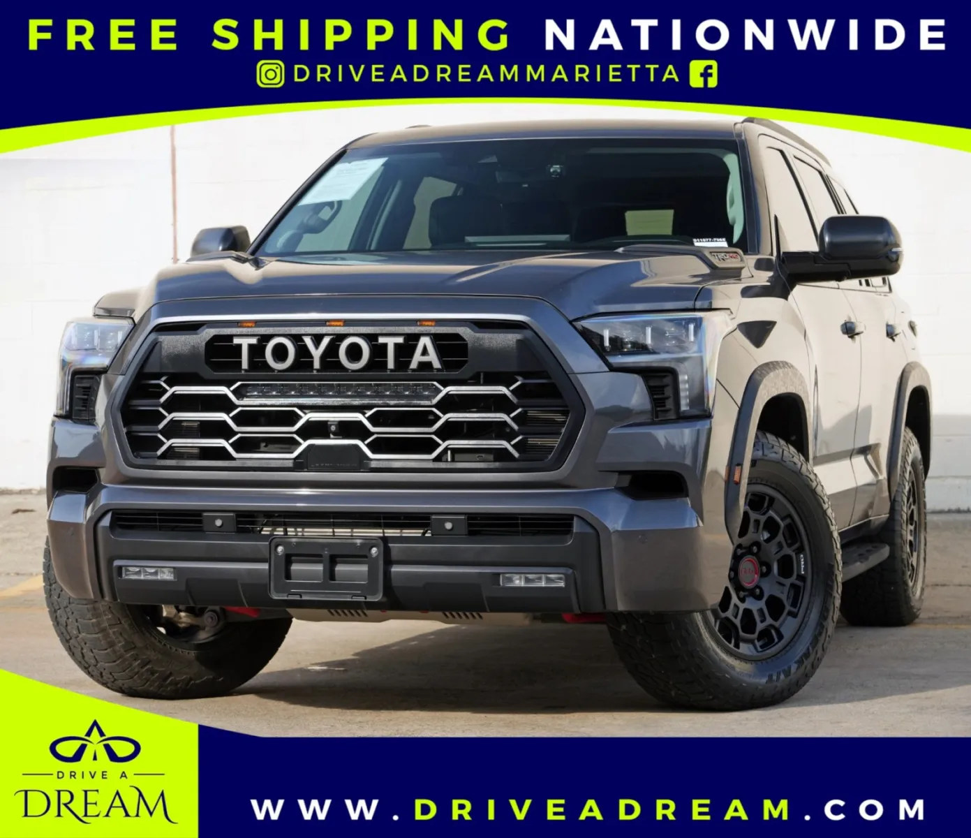 Gray 2023 Toyota Sequoia TRD Pro for sale in Marietta, GA