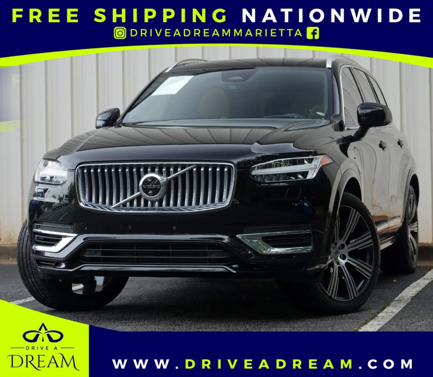 Black 2024 Volvo XC90 Recharge Plug-In Hybrid Ultimate Bright Theme w/ Lounge Package for sale in Marietta, GA