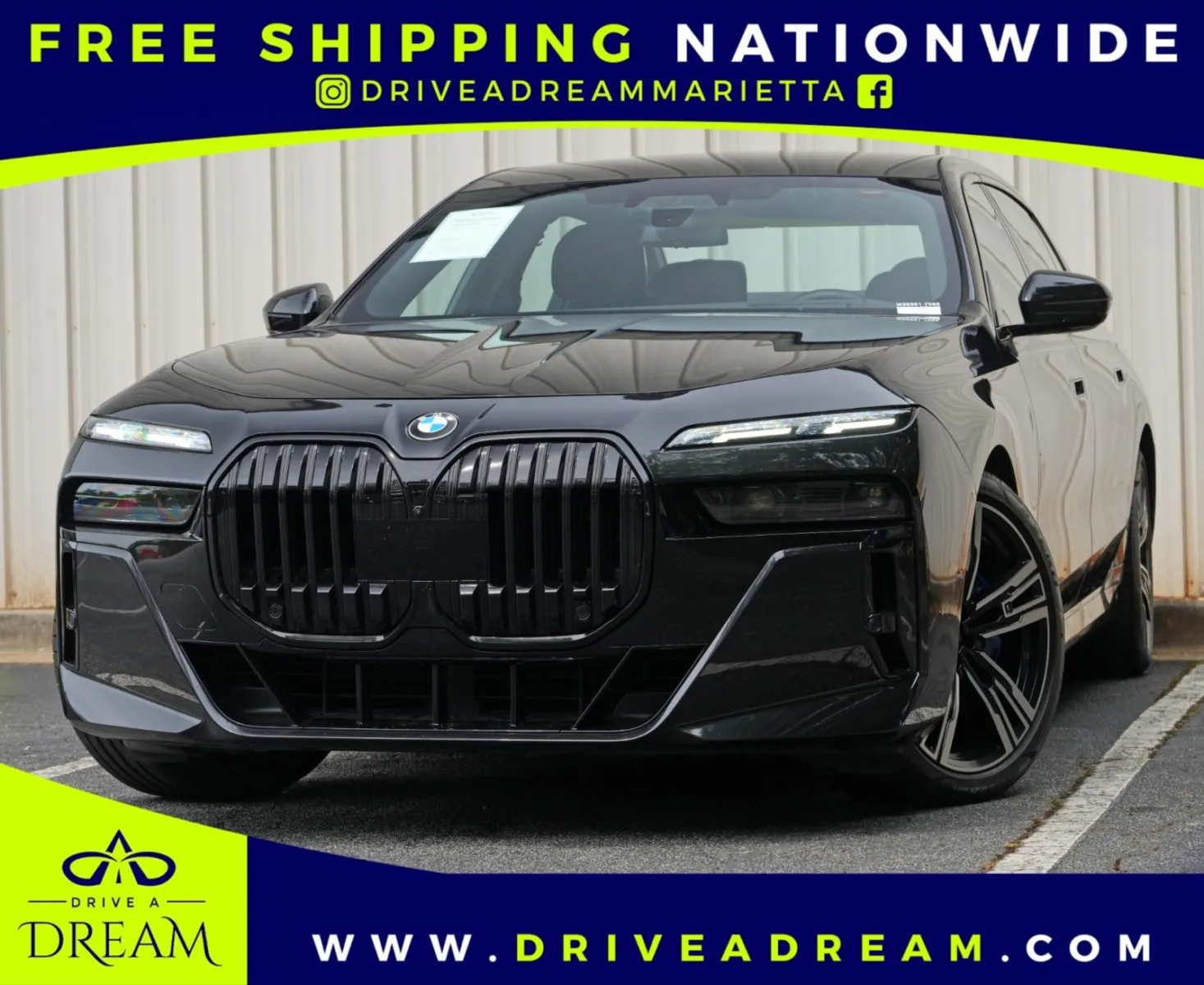 Black 2023 BMW 7 Series 760i xDrive w/ Executive & Luxury Rear Seating Packages for sale in Marietta, GA