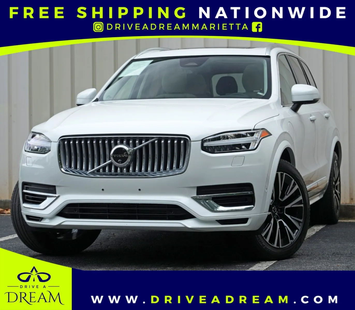 White 2025 Volvo XC90 Plug-In Hybrid Plus for sale in Marietta, GA