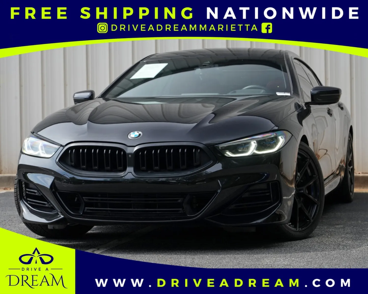 Black 2023 BMW 8 Series 840i w/ M Sport & Driving Assist Packages for sale in Marietta, GA