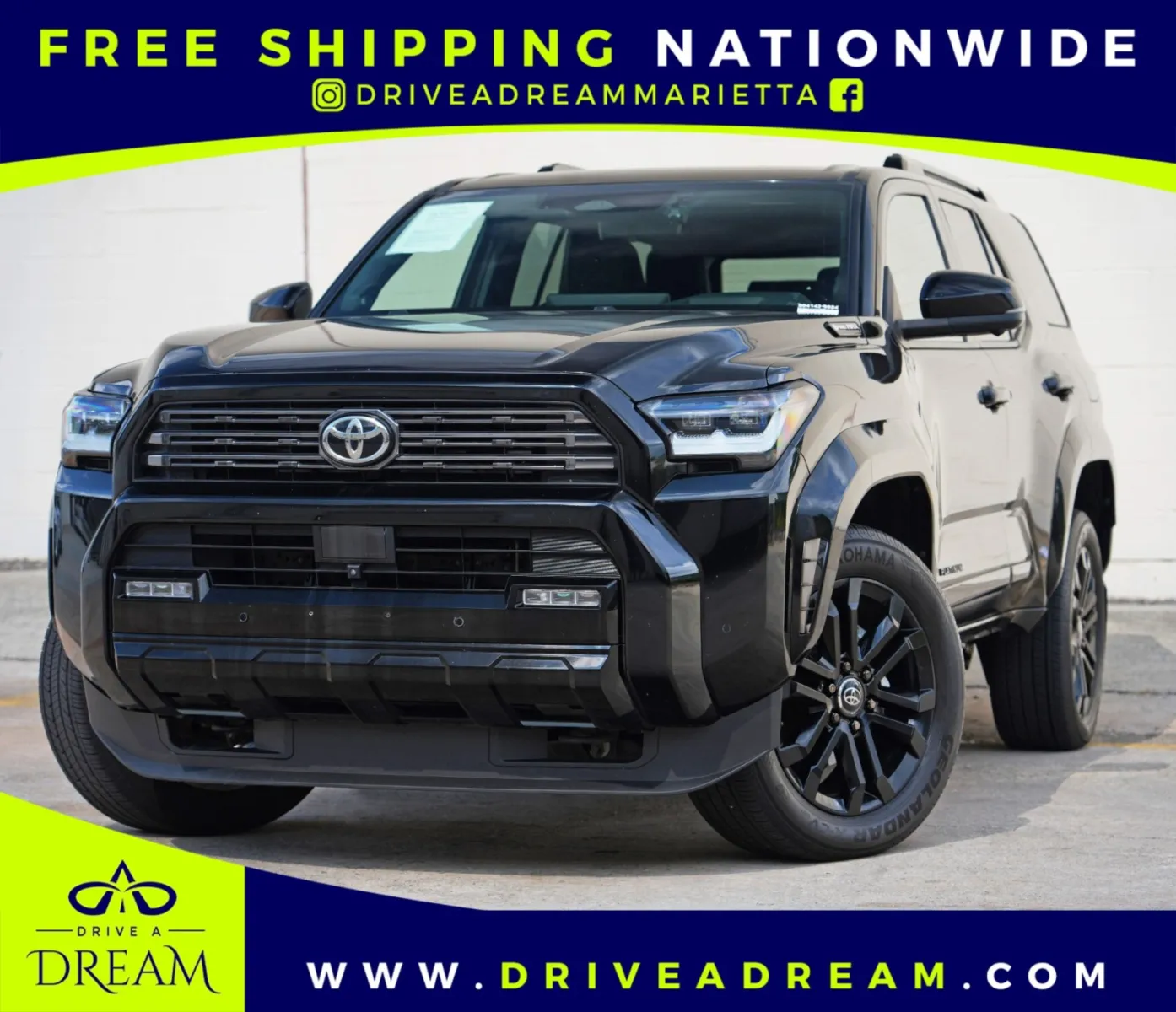 Black 2025 Toyota 4Runner Hybrid Platinum for sale in Marietta, GA