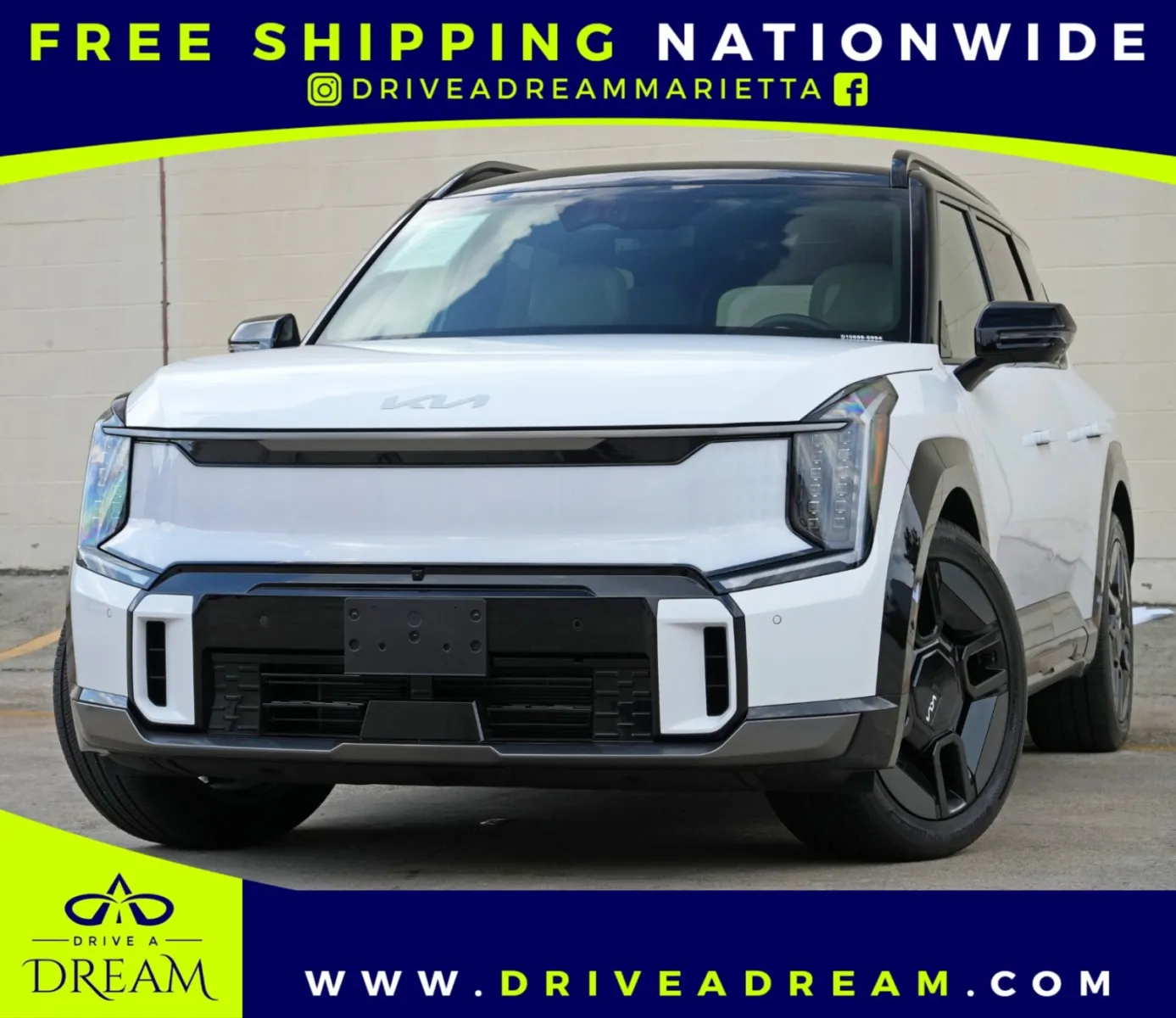 White 2026 Kia EV9 GT-Line for sale in Marietta, GA
