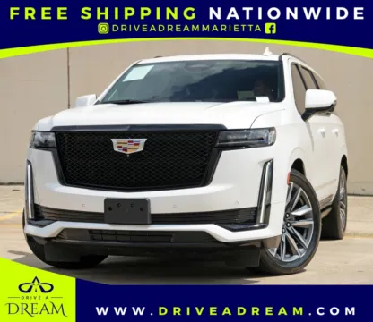 White 2022 Cadillac Escalade Sport Platinum for sale in Marietta, GA