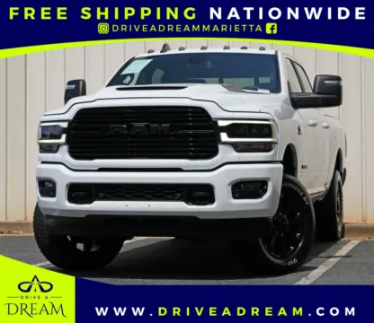 White 2024 Ram 3500 Laramie w/ Night Edition for sale in Marietta, GA