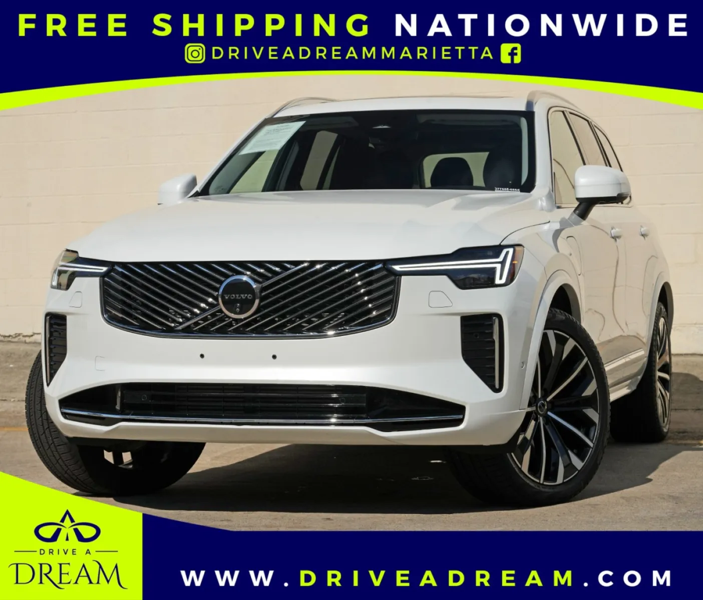 White 2025 Volvo XC90 Plug-In Hybrid Plus for sale in Marietta, GA