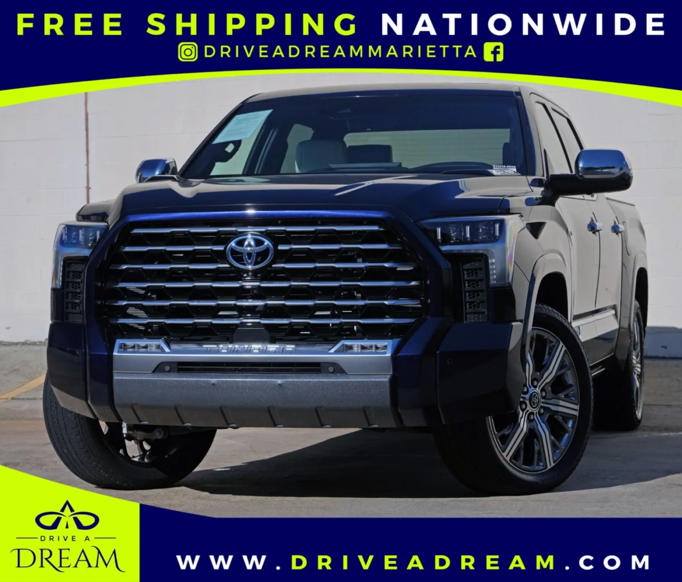 Black 2023 Toyota Tundra Capstone Hybrid for sale in Marietta, GA