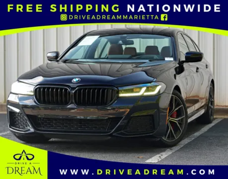 Black 2023 BMW 5 Series 530i xDrive w/ M Sport, Premium & Shadowline Packages for sale in Marietta, GA