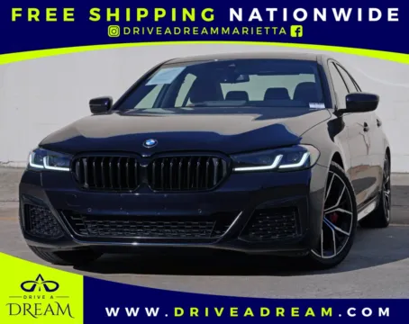 Black 2023 BMW 5 Series 530i xDrive w/ M Sport, Premium & Shadowline Packages for sale in Marietta, GA