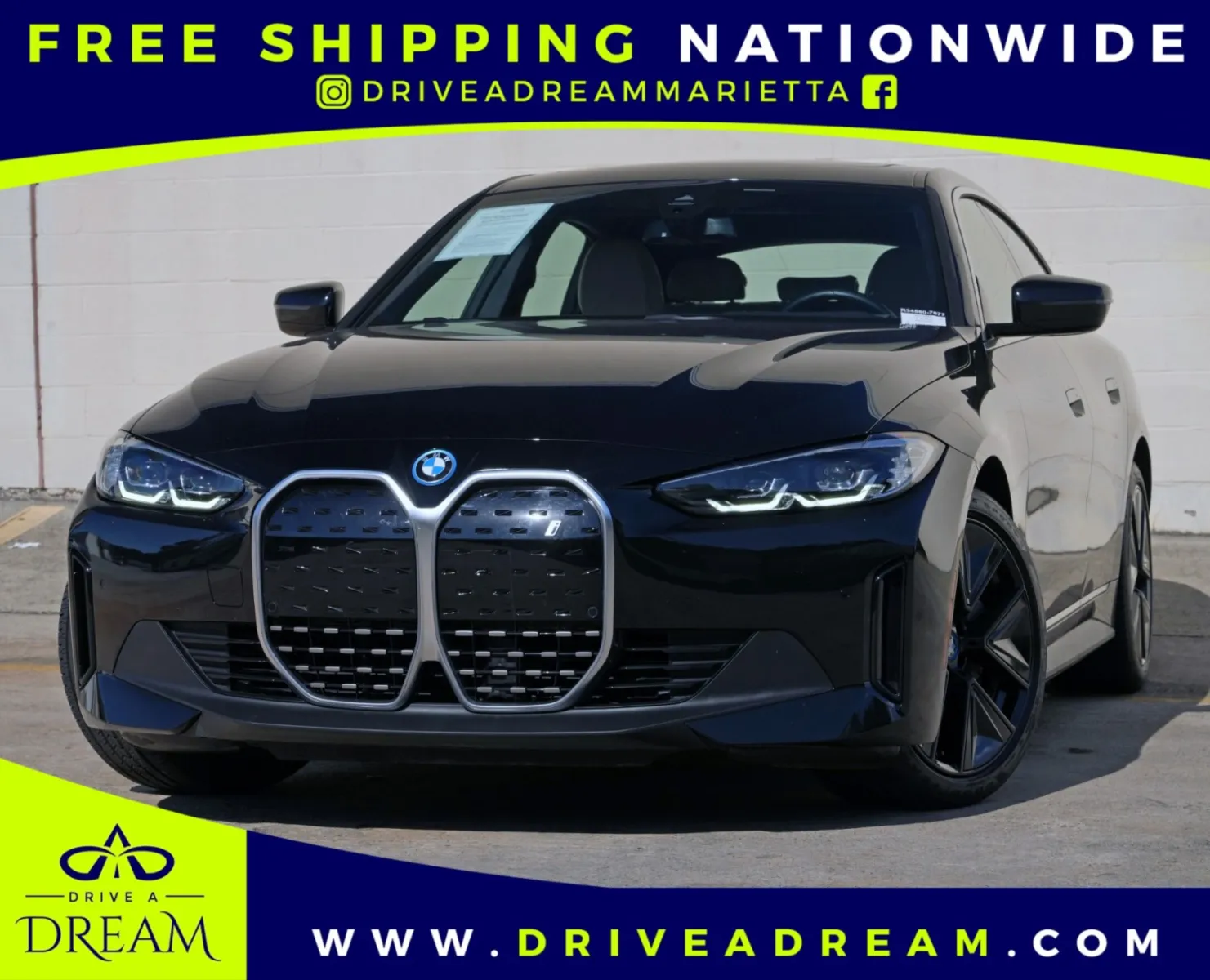 Black 2023 BMW i4 eDrive35 w/ Premium Package for sale in Marietta, GA