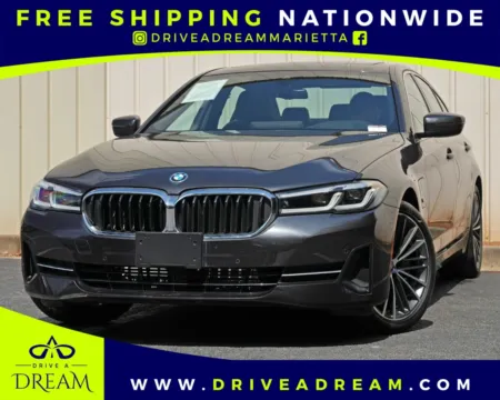 Gray 2022 BMW 5 Series 530e w/ Premium & Luxury Seating Package for sale in Marietta, GA