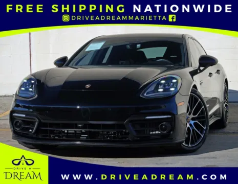Black 2022 Porsche Panamera 4S E-Hybrid w/ Premium & Assistance Packages for sale in Marietta, GA
