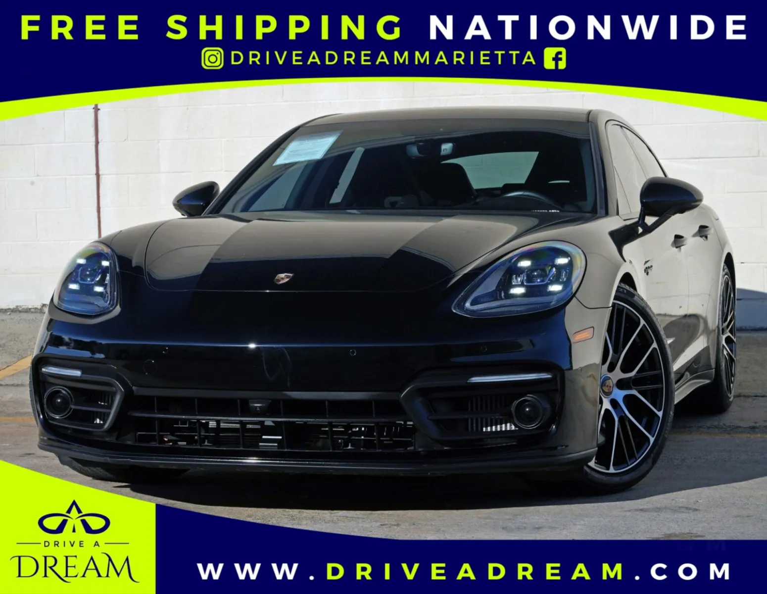 Black 2022 Porsche Panamera 4S E-Hybrid w/ Premium & Assistance Packages for sale in Marietta, GA