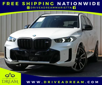 White 2024 BMW X5 M60i w/ Executive, M Sport & Driving Assist Packages for sale in Marietta, GA