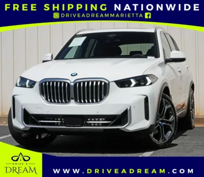White 2024 BMW X5 xDrive40i w/ Parking Assist Packages for sale in Marietta, GA