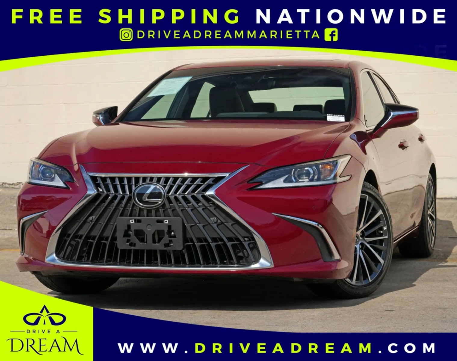 Red 2025 Lexus ES 300h w/ Premium Package for sale in Marietta, GA