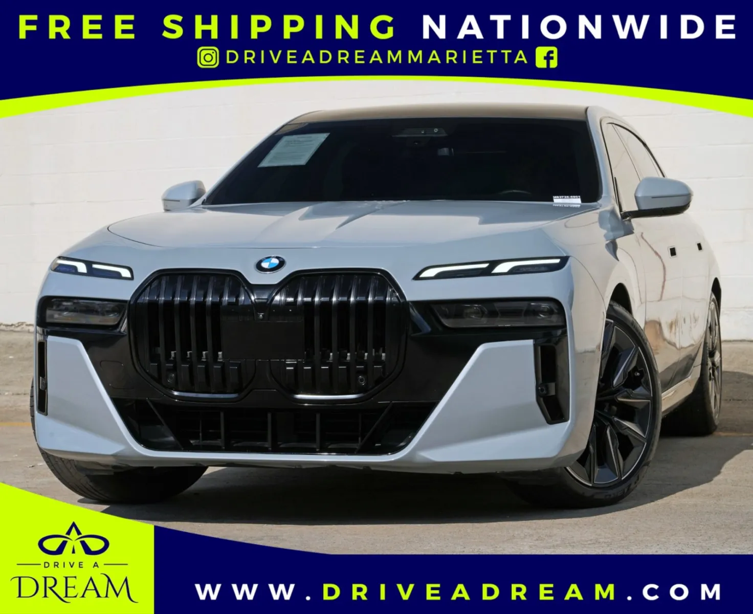Gray 2023 BMW 7 Series 740i w/ M Sport & Parking Assist Packages for sale in Marietta, GA