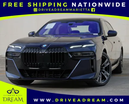 Blue 2023 BMW 7 Series 760i xDrive w/ M Sport, Driving & Parking Assist Packages for sale in Marietta, GA