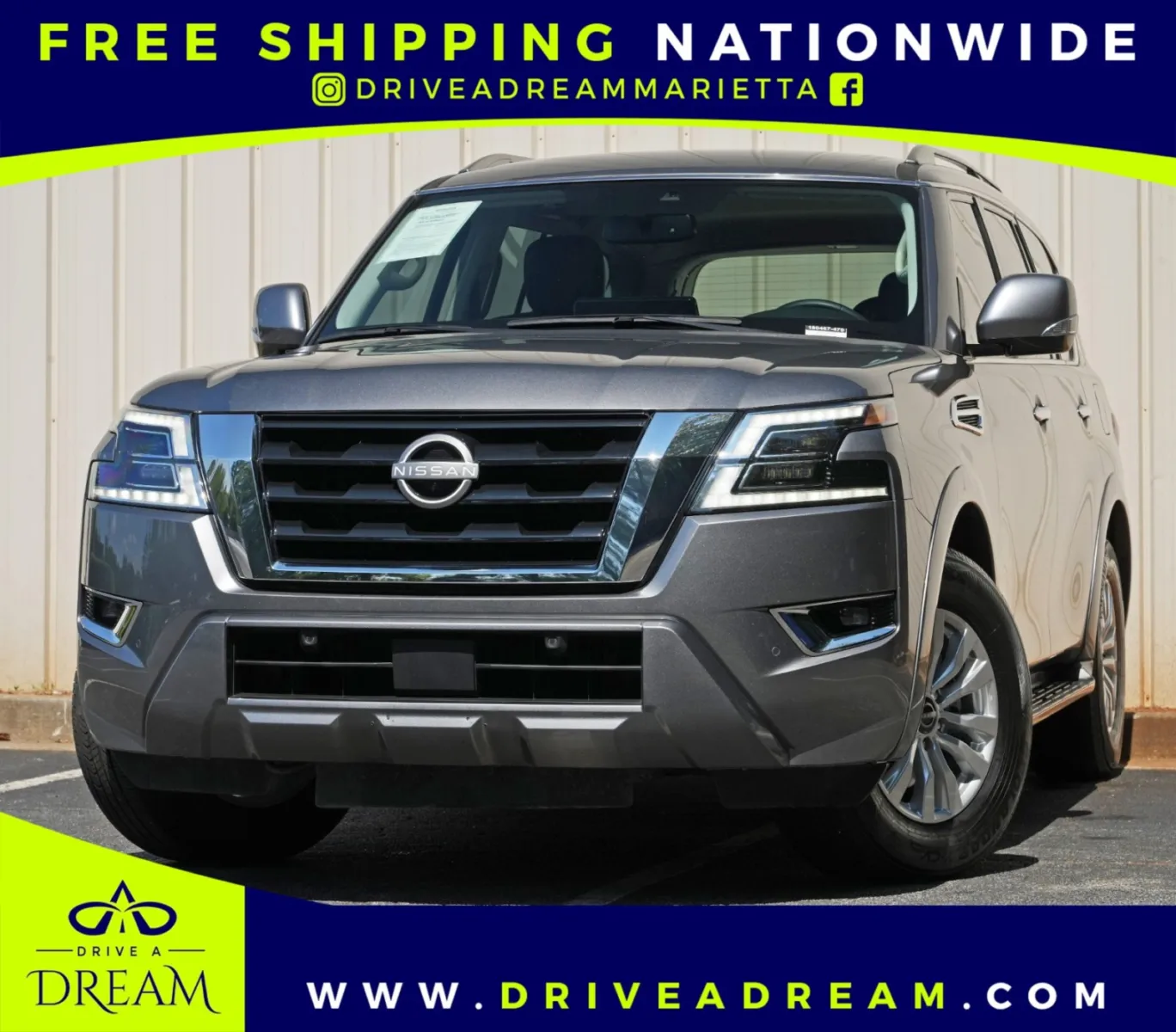 Gray 2023 Nissan Armada SV for sale in Marietta, GA