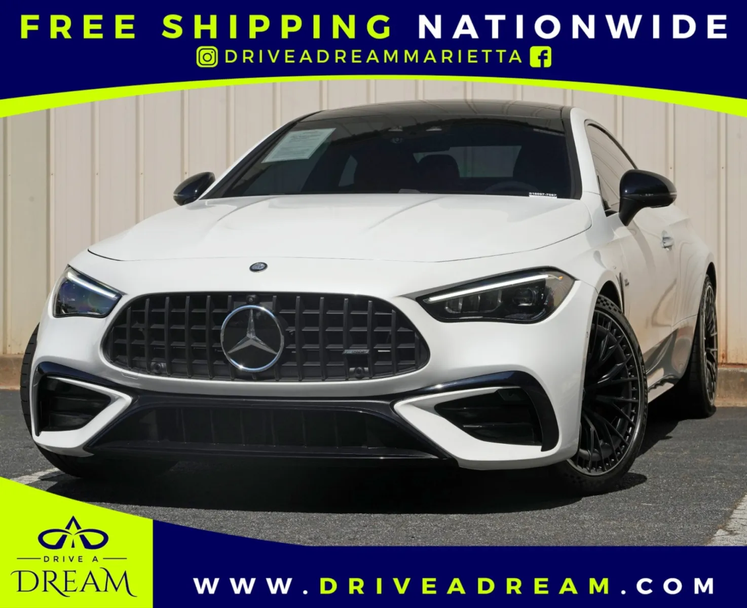 White 2024 Mercedes-Benz CLE AMG CLE 53 w/ Driver Assist & AMG Night Packages for sale in Marietta, GA