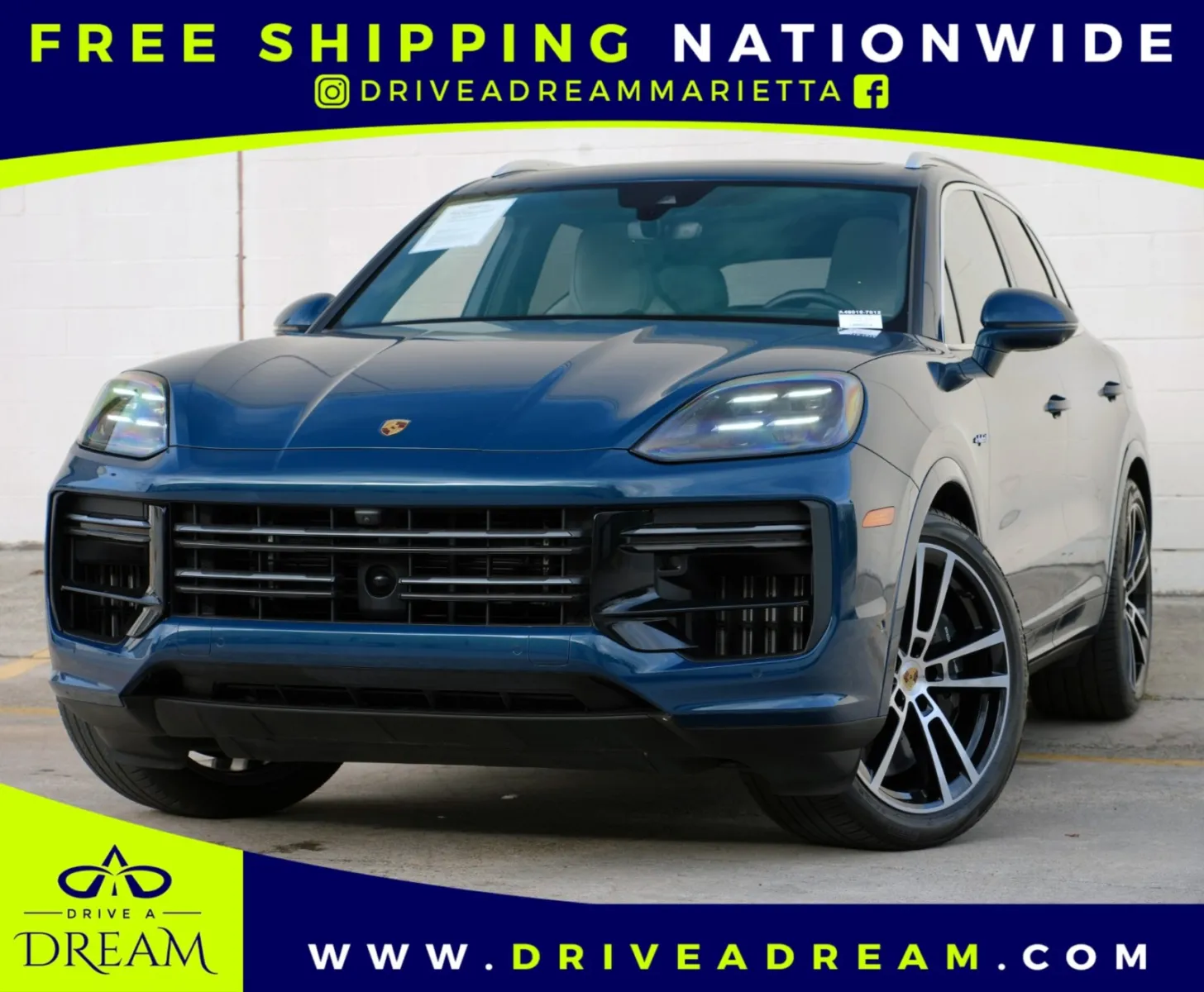 Blue 2024 Porsche Cayenne Turbo E-Hybrid w/ Premium Plus & Tech Packages for sale in Marietta, GA