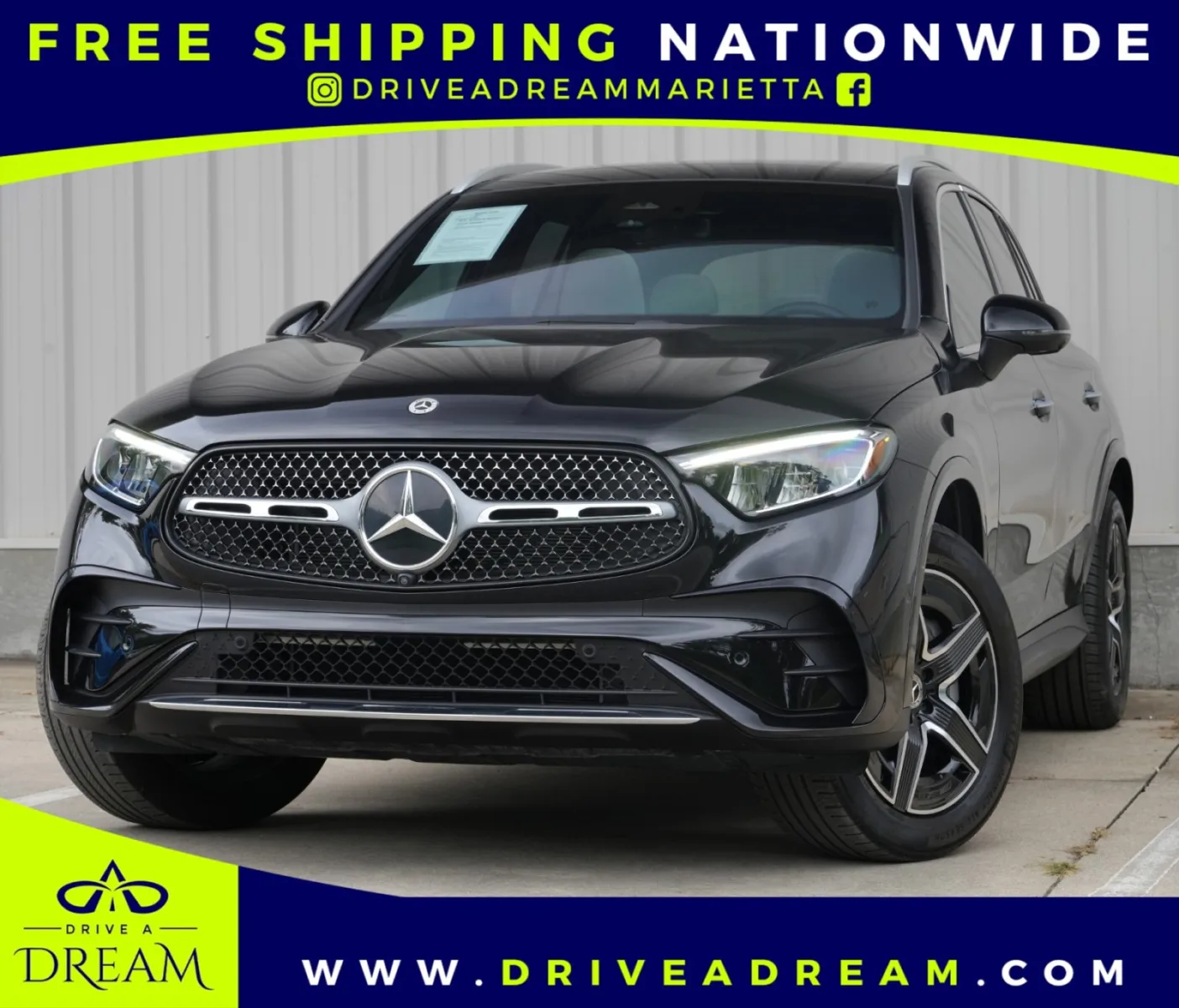 Black 2024 Mercedes-Benz GLC 300 w/ AMG Line & Exclusive Trim Packages for sale in Marietta, GA