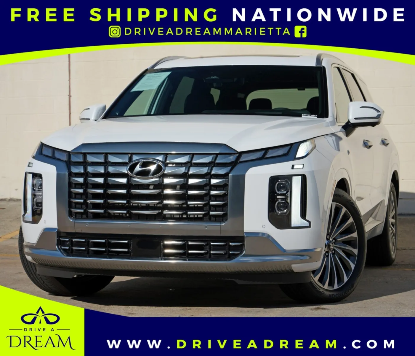 White 2025 Hyundai Palisade Calligraphy for sale in Marietta, GA