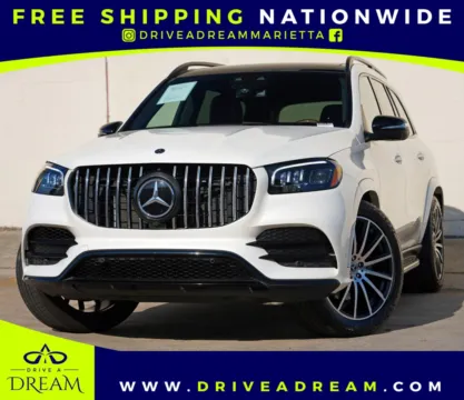 White 2022 Mercedes-Benz GLS 580 w/ Driver Assist & Night Packages for sale in Marietta, GA