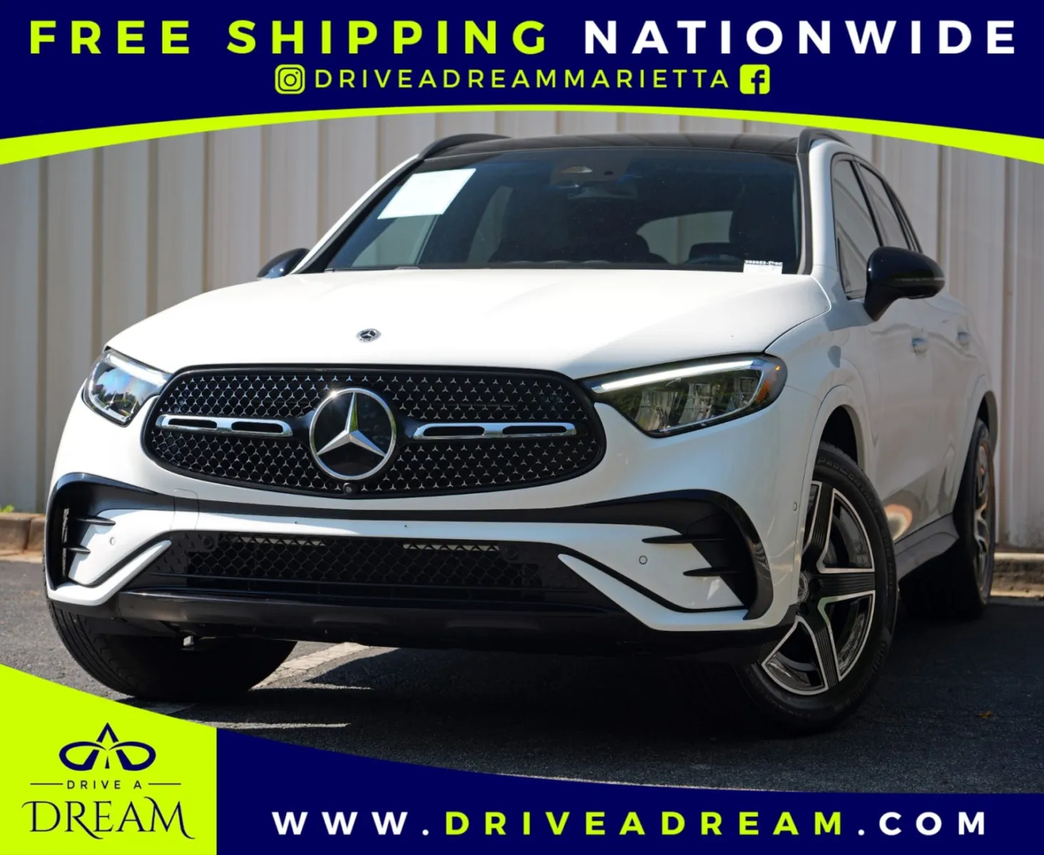 White 2025 Mercedes-Benz GLC 350e w/ AMG Line, Exclusive Trim & Night Packages for sale in Marietta, GA