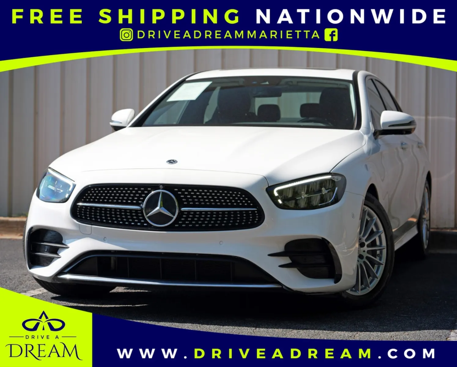White 2022 Mercedes-Benz E-Class E 350 for sale in Marietta, GA