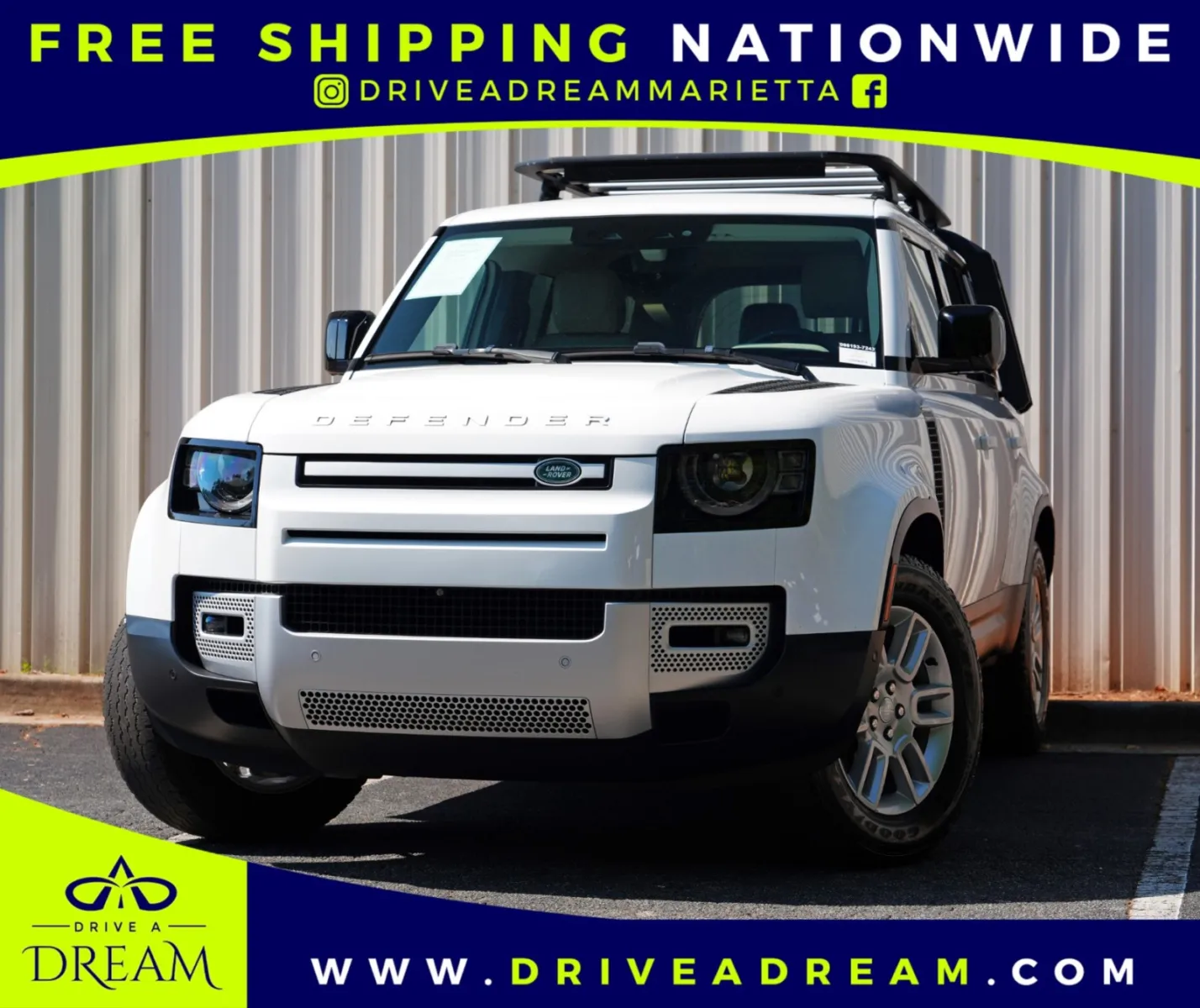 White 2022 Land Rover Defender S w/ Comfort & Convenience Package for sale in Marietta, GA