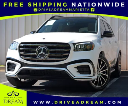 White 2025 Mercedes-Benz GLS 450 w/ AMG Line & Night Packages for sale in Marietta, GA