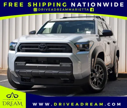 Silver 2025 Toyota 4Runner SR5 w/ 3rd Row Seating for sale in Marietta, GA